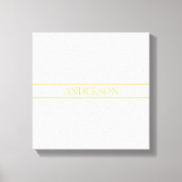 Texte personnalisable simple et élégant | Or blanc