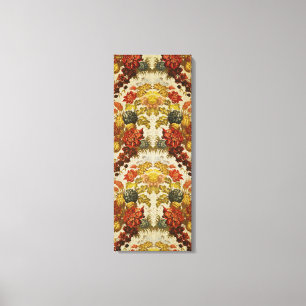 Toile Textile avec un motif floral de répétition