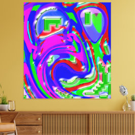 Toile The Artist and His Flashes of Creativity