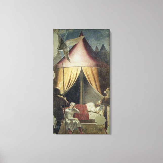 Toile The Dream of Constantine, from the Legend of the T (Recto)