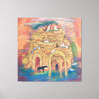 Toile The Golden Labyrinth of Animal Paradise