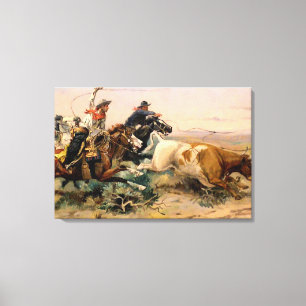 Toile « The Herd Quitter » Art occidental par Charles M