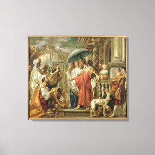 Toile The Homage of Caliph Harun Al-Rashid to Charlemagn