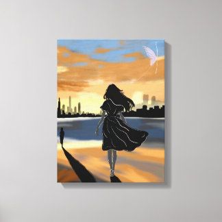 Toile The Horizon I A – Journey to Growth