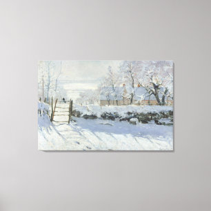 Toile The Magpie - Claude Monet - La Pie