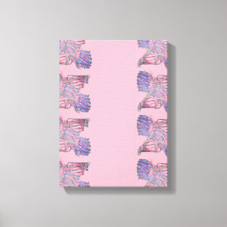 Toile The Soul's Tangle: Modern Expressionist Print