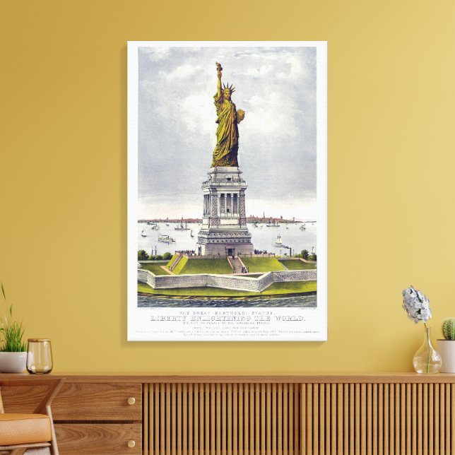 Toile The Statue of Liberty, The Great Bartholdi Statue (Insitu(Salon))