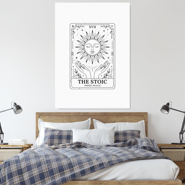 Toile  The Stoic Tarot Card: Inner Peace  (Insitu(Chambre))