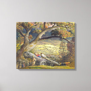 Toile The Timber Wain, c.1833-34 (p/c et gouache sur pap