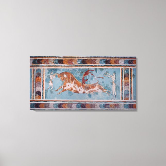 Toile The Toreador Fresco, Knossos Palace, (Recto)