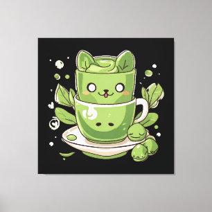Toile thé vert matcha