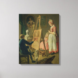 Toile The Young Artist, c.1760