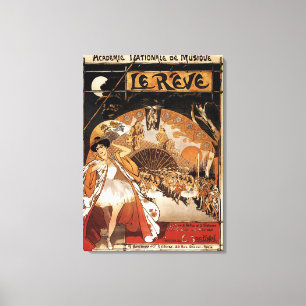 Toile Théatre de l'opéra de représentation de Le Reve