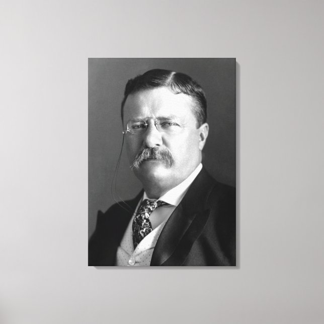 Toile Theodore Roosevelt Teddy Président républicain (Recto)