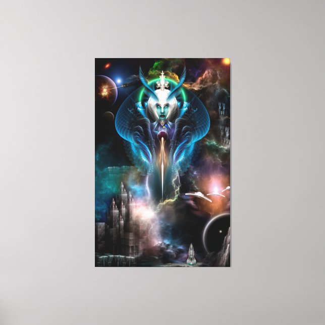Toile Thera Queen Of The Galaxy Canvas Print (Recto)