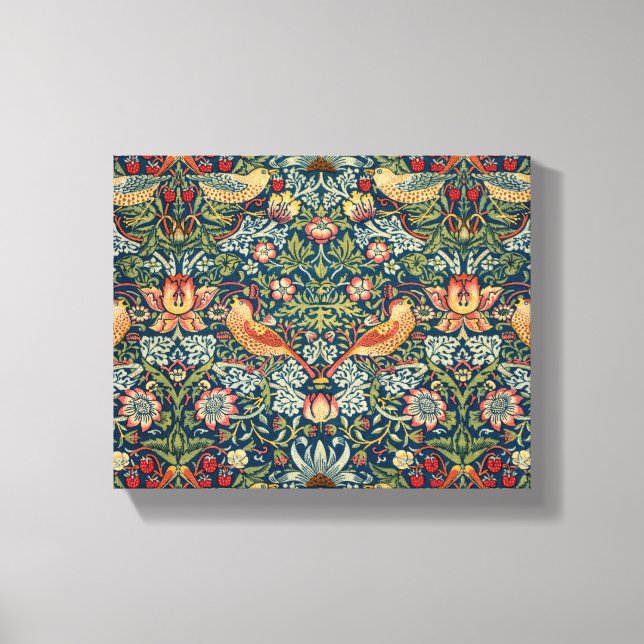 Toile Thief de fraises par William Morris (Recto)