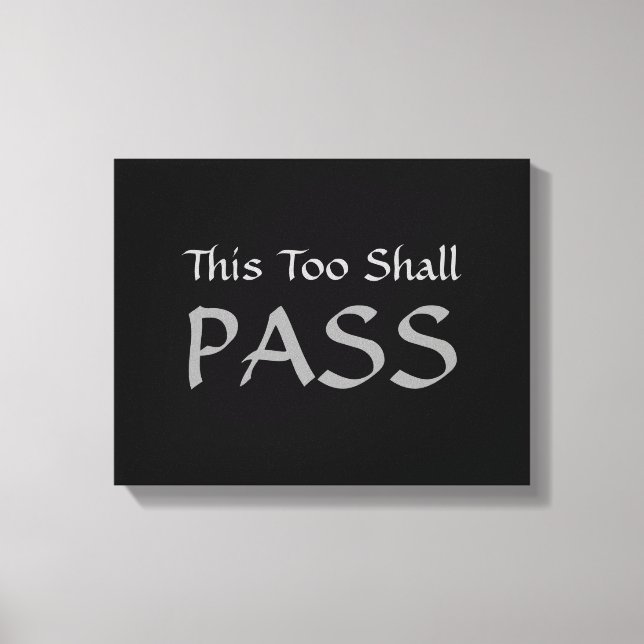Toile "This Too Shop Pass" (Recto)