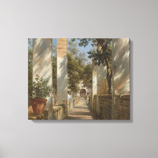 Toile Thomas Fearnley - Pergola avec oranges (Recto)
