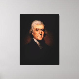 Toile THOMAS JEFFERSON Portrait par Rembrandt Peale