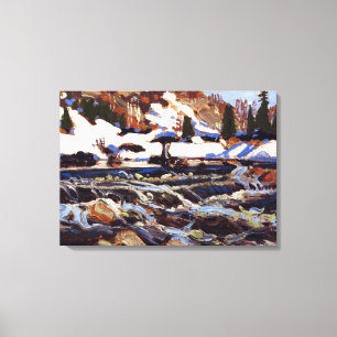 Toile Thomson - Les Rapids, peinture d'art