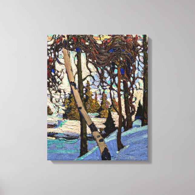 Toile Thomson - Neige précoce (Recto)