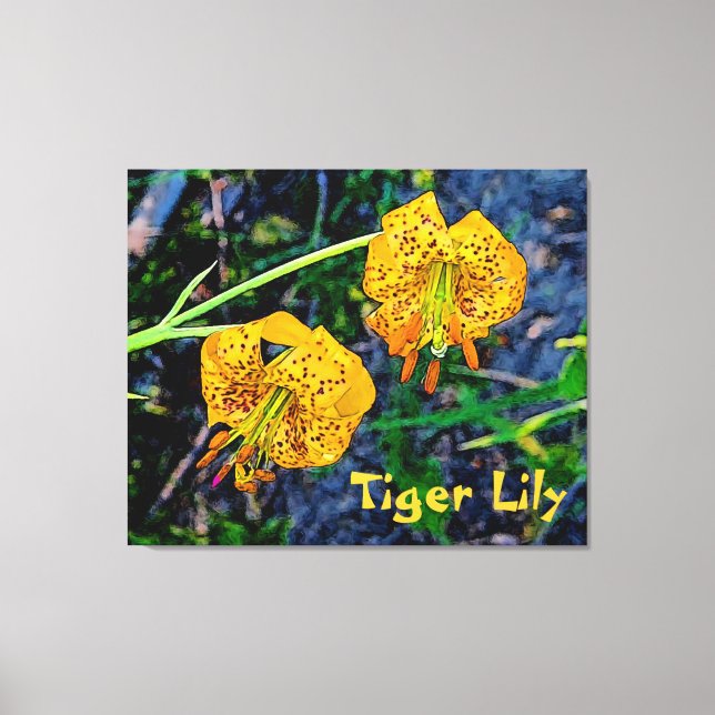 Toile Tiger Lily (Recto)