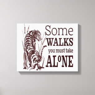 Toile Tiger Style Art Japonais Citation Motivationnelle