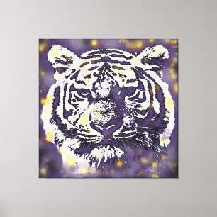 Toile Tigre cosmique