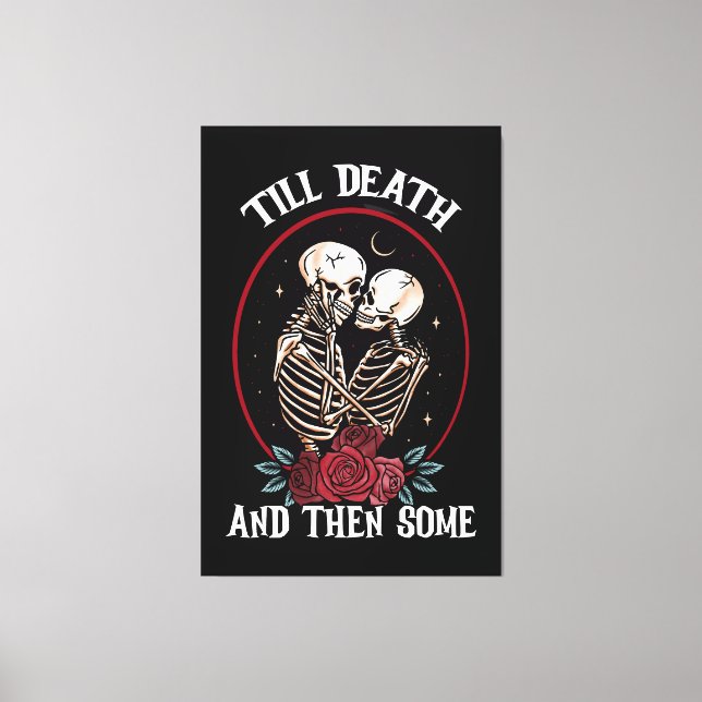 Toile 'Till Death Canvas Print (Recto)