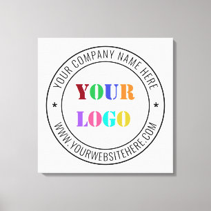 Toile Timbre d'entreprise du logo d'entreprise personnal