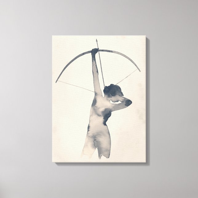 Toile Tir aquarelle (Recto)