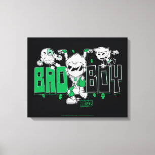 Toile Titans Ados, allez !   "Bad Boy" Robin, Cyborg & B