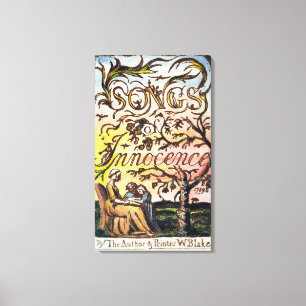 Toile Titlepage des 'chansons de l'innocence et