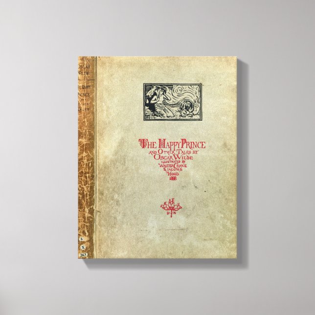 Toile Titre de 'Le Prince heureux et d'autres contes' (Recto)