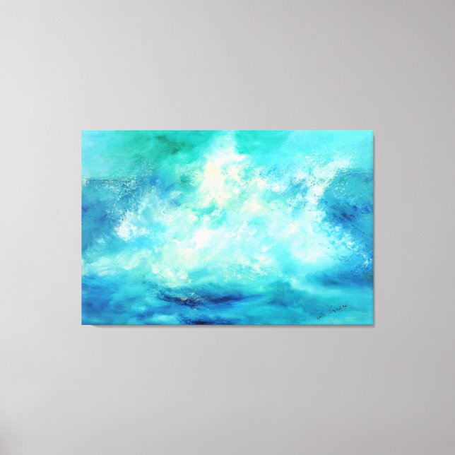 Toile titre : "marina grande" auteur italien (Recto)