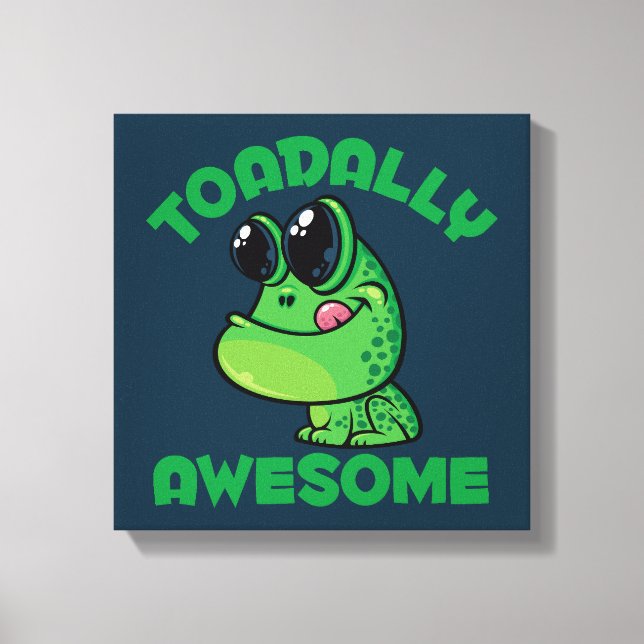 Toile Toad de Cartoon Joyeux (Recto)