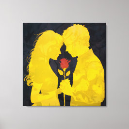 Toile Together in Love- Romantic Love Illustration