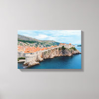 Toits et murs de la vieille ville de Dubrovnik - C
