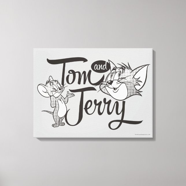 Toile Tom Et Jerry | Tom Et Jerry Ont L'Air Doux (Recto)