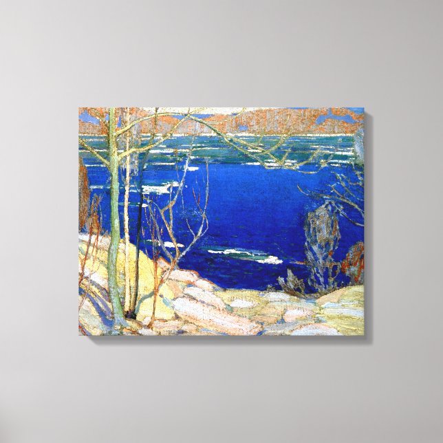 Toile Tom Thomson - Glace du printemps (Recto)