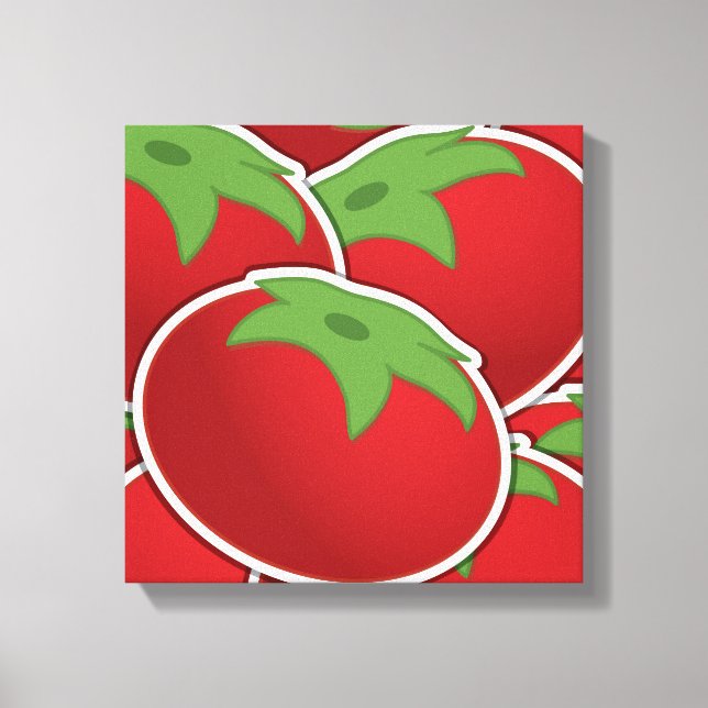 Toile Tomate funky (Recto)