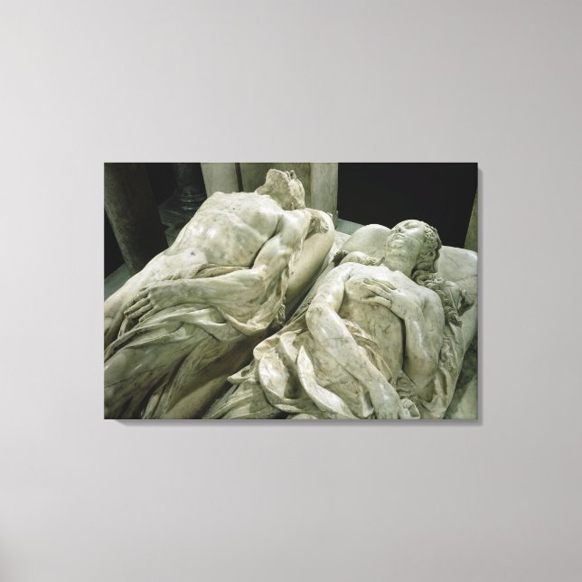 Toile Tombeau de Catherine de Médicis et Henri II (Recto)