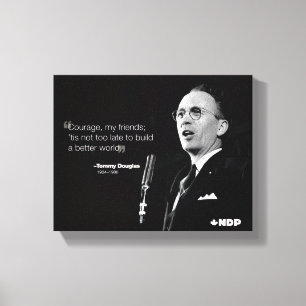 Toile Tommy Douglas Canvas