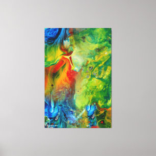 Toile Torche 1 paysage Abstrait