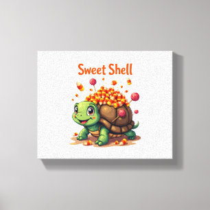 Toile Tortue à Coquille de Bonbon