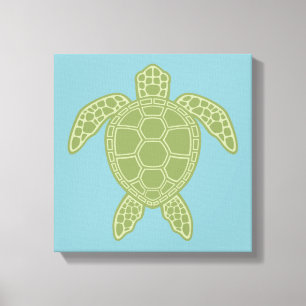 Toile Tortue de mer verte