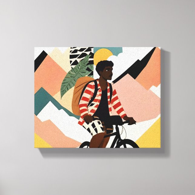 Toile Toujours un voyageur (Recto)