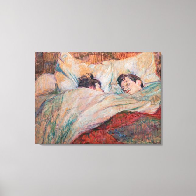Toile Toulouse-Lautrec - Le Lit (Recto)
