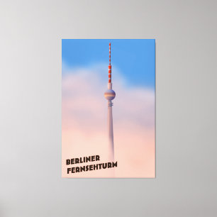 Toile Tour de télévision de Berlin, Fernsehturm de Berli