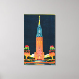 Toile Tour d'exposition, la flèche au Sun